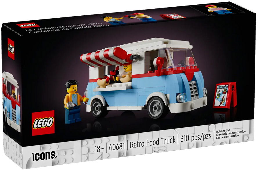 LEGO Gift With Purchase Retro Food Truck 40681 iDisplayit